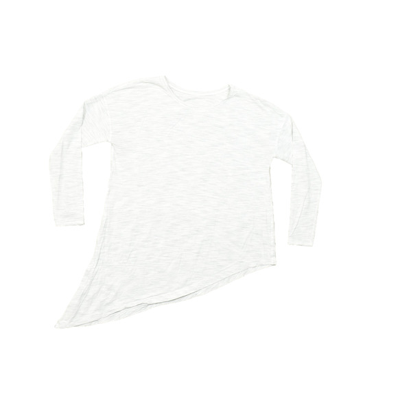 Lululemon Tops - Lululemon Women's White Asymmetrical Long Sleeve Top Size 6